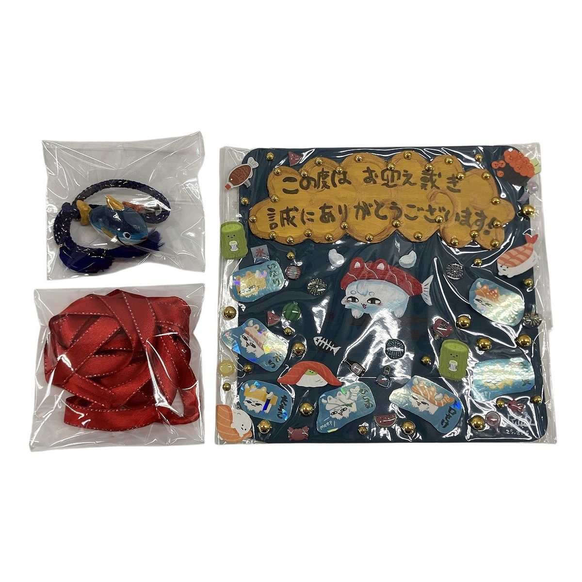 千早楓る Chihayafuru. アートドール マグロ寿司の妖精ちゃん 中トロ妖精 ハンドメイド W10548240