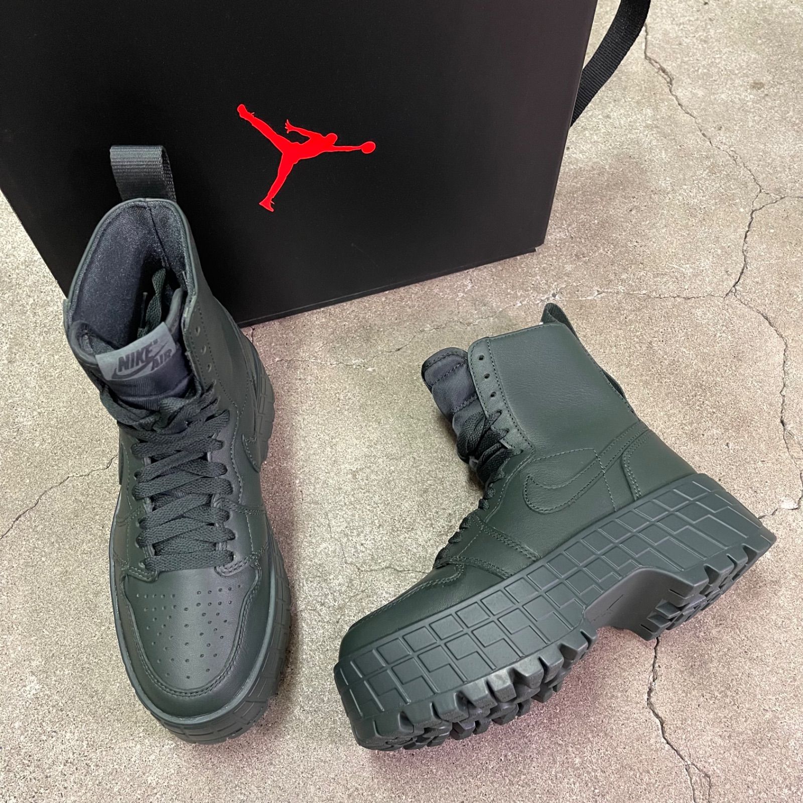 Nike Women s Air Jordan 1 Brooklyn Dark Green ナイキ ウィメンズ エアジョーダン1 ブルックリン ダークグリーン FJ5737-300 23.5㎝