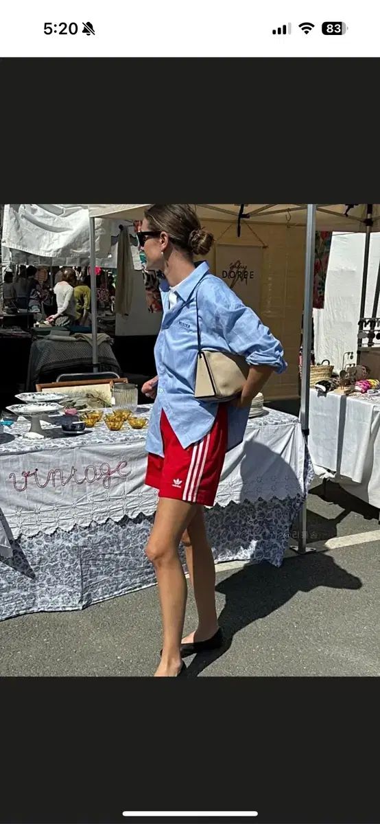 アディダス ファイヤーバード ショートパンツ - レッド IY7207 サイズM