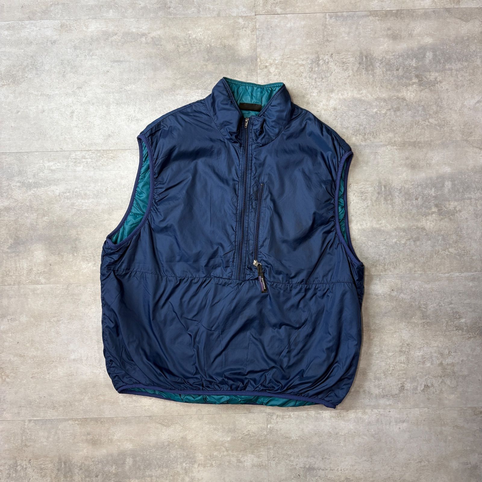 96s patagonia puffball vest ハーフジップ ダウンベスト 廃盤