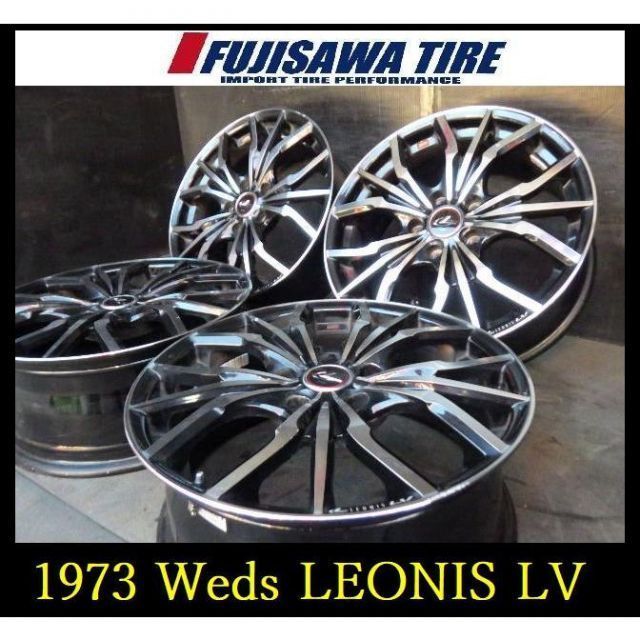 1973 Weds LEONIS LV 17 x 7 J 5穴 PCD 114 3 47 4本
