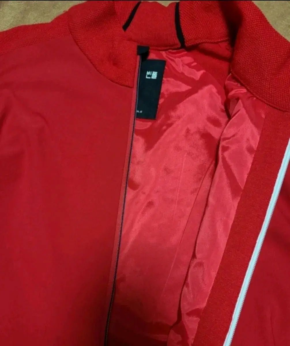 BEANPOLEGOLF ビンポールゴルフ レッド ウィンドブレーカー ジップアップ カーディガン LLC-HASEGAWATOSO_COM