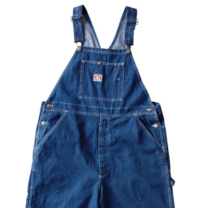 □古着 BEN DAVIS ベンデイビス 90s デニムオーバーオール サロペット