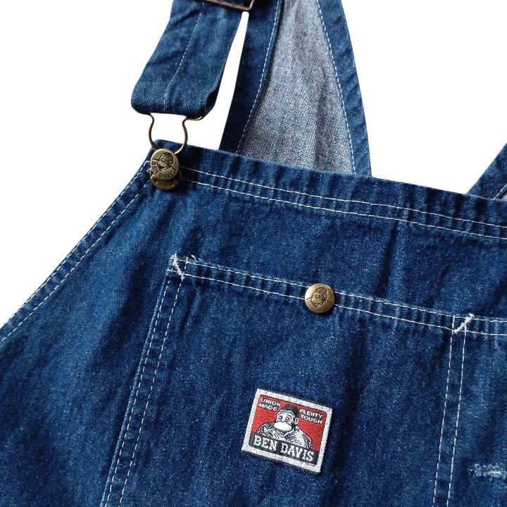 □古着 BEN DAVIS ベンデイビス 90s デニムオーバーオール サロペット