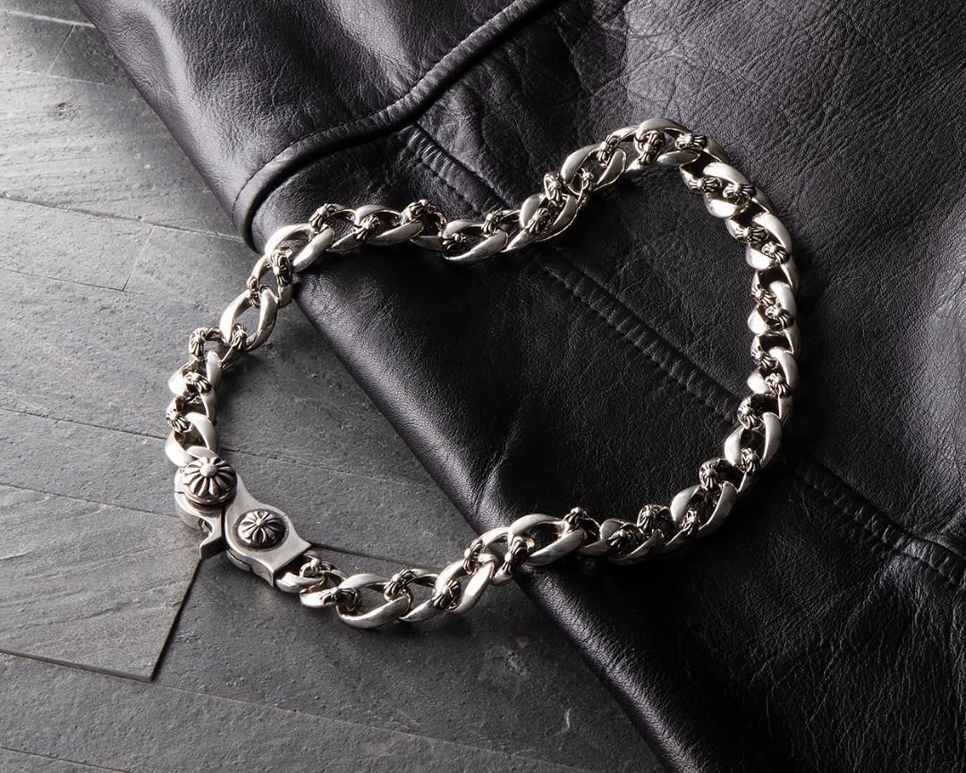 シルバー925 ウォレットチェーン メンズ レディース クロスデザイン