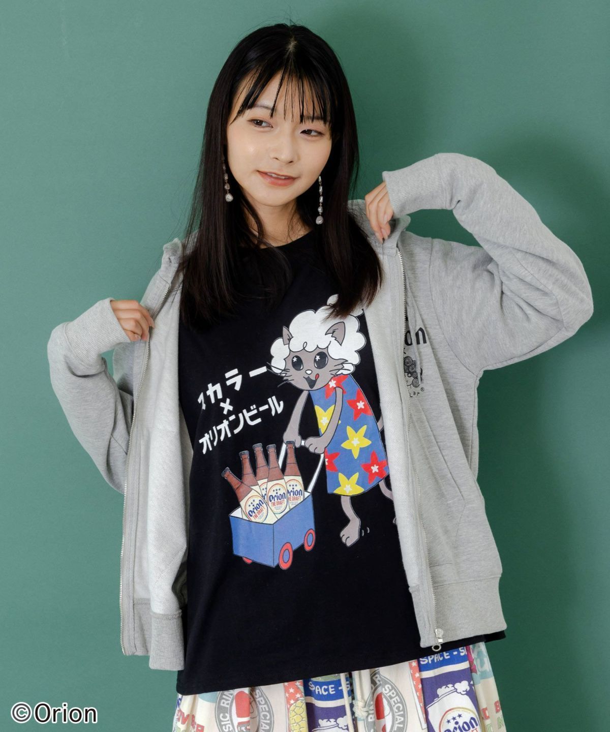 ☆ScoLar スカラー 153710：orion×ScoLar アニマルカーニバル柄PK