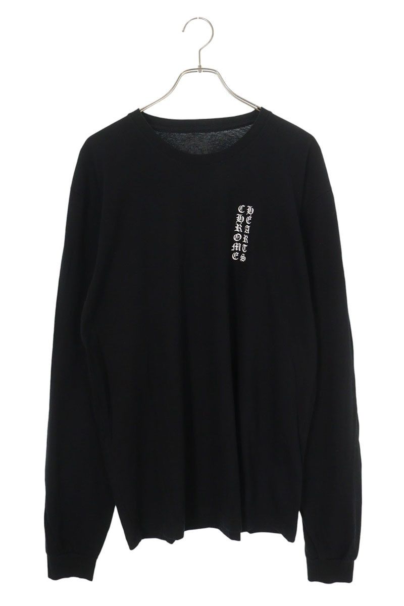 クロムハーツ CH L S LTD 東京 バックスクロールロゴプリント長袖カットソー メンズ XL