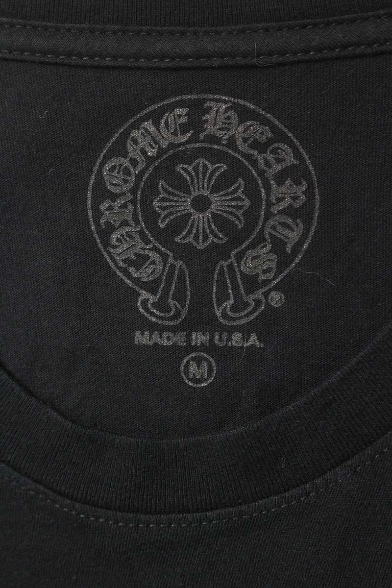 クロムハーツ CH L S 1 バックホースシュープリント長袖カットソー メンズ M 限定デザイン カットソー