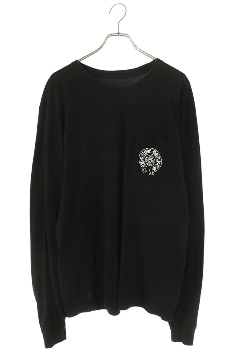 クロムハーツ CH L S LTD ホノルル バックホースシュープリント長袖カットソー メンズ XL