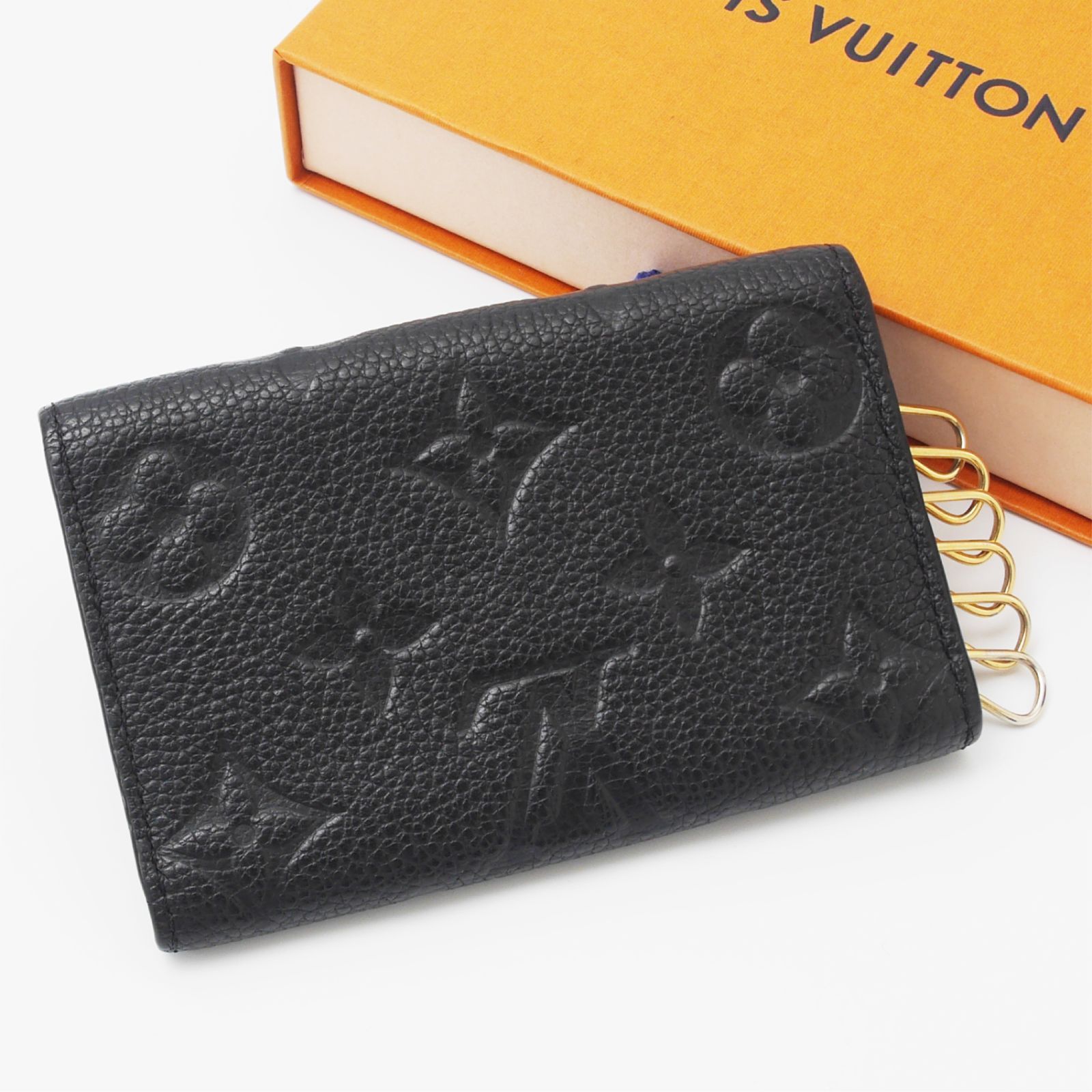 ルイヴィトン モノグラム アンプラント ミュルティクレ6 キーケース 鍵6本収納 ブラック ノワール 25-264