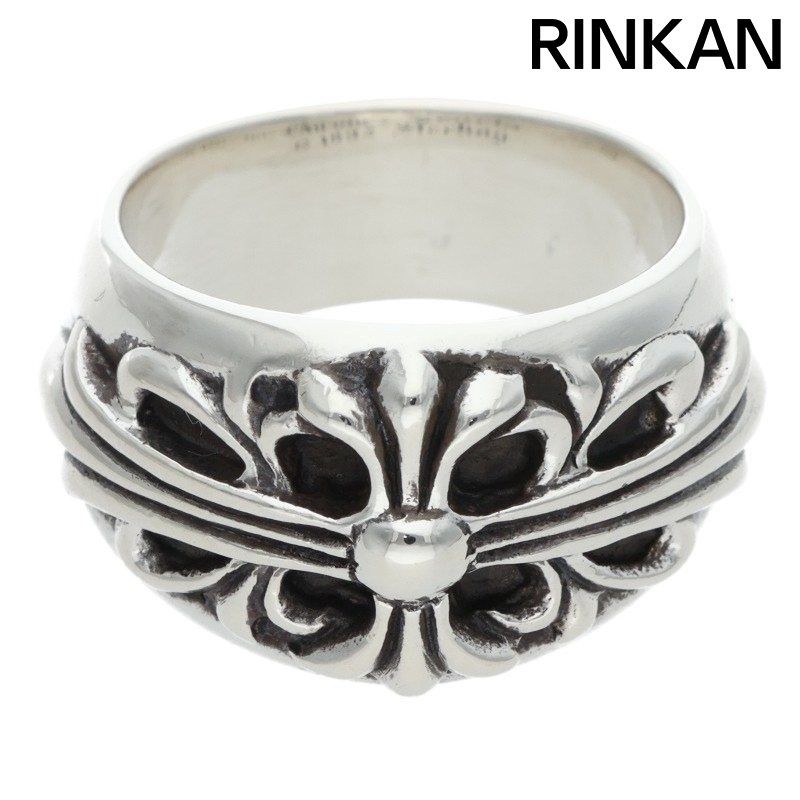 クロムハーツ FLRL CRS フローラルクロス シルバーリング メンズ 15 5号