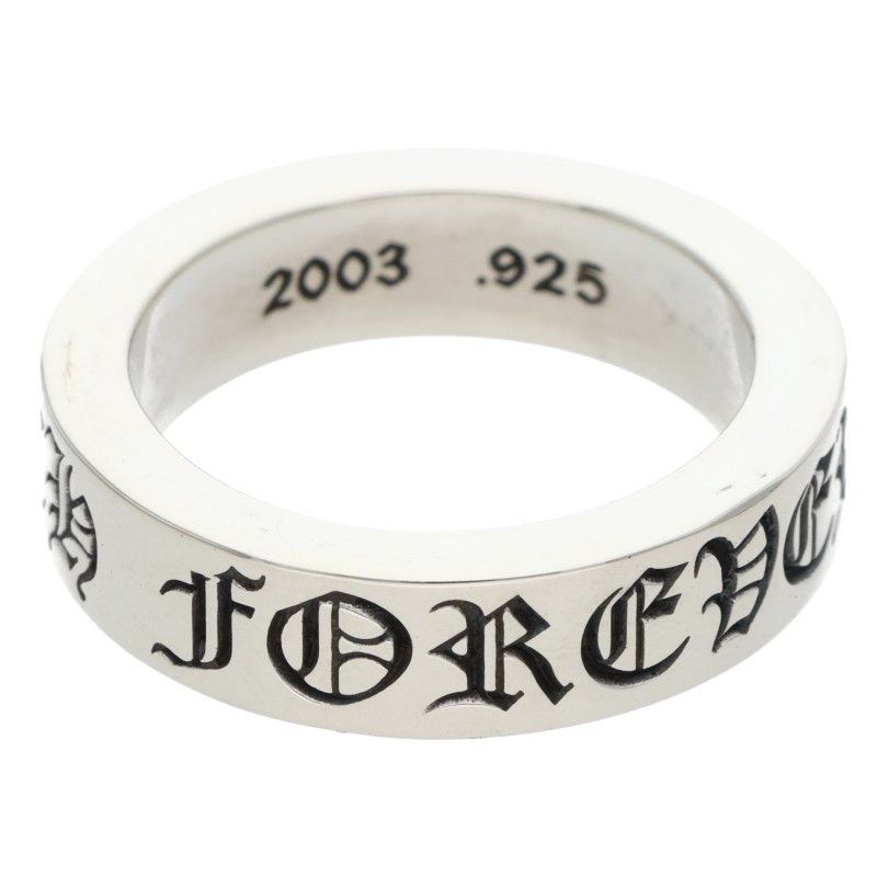 クロムハーツ 6mm SPACER FOREVER 6mmスペーサーフォーエバー シルバーリング メンズ 16号