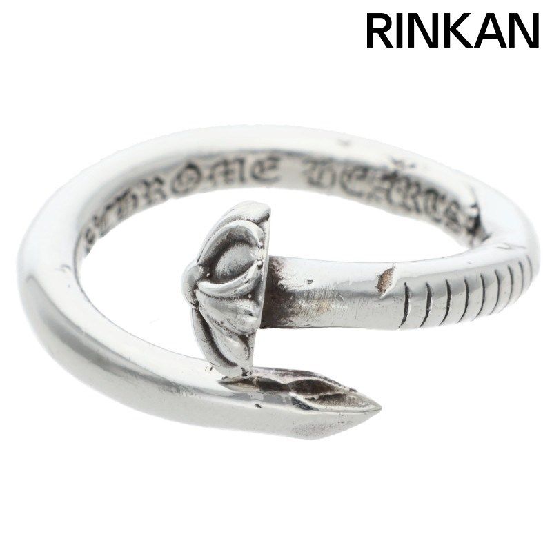 クロムハーツ NAIL CRSBALL ネイルクロスボール シルバーリング メンズ 16号