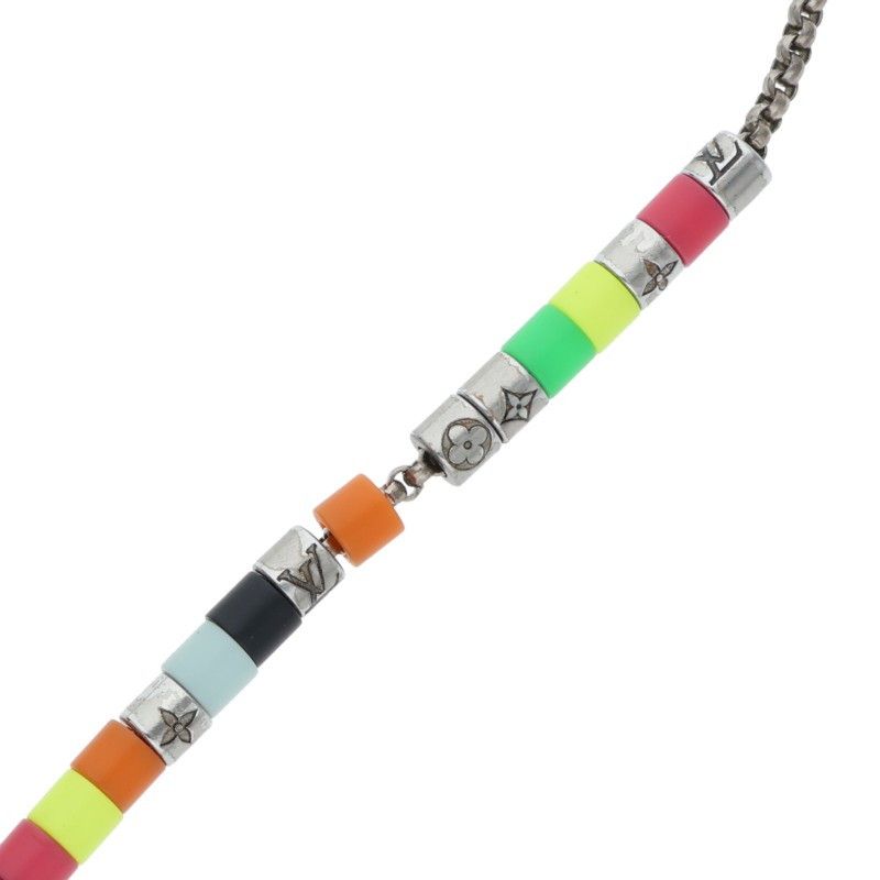 LVロゴビーズネックレス メンズ