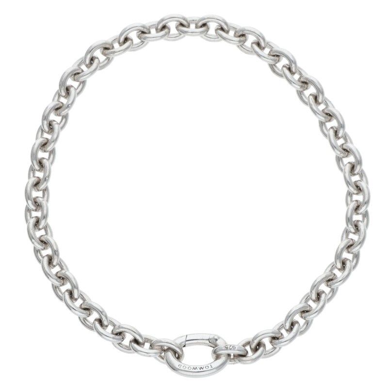 トムウッド シルバーブレスレット メンズ