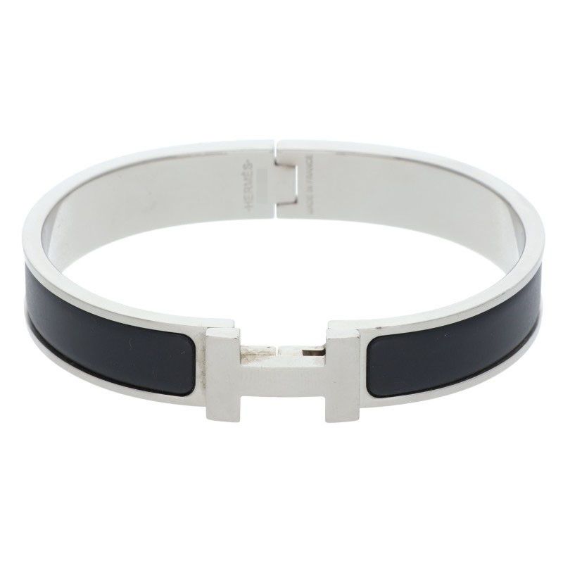 エルメス クリックHH メタリックブレスレット メンズ