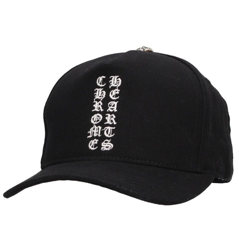 クロムハーツ TRUCKER CAP デニムトラッカー ヴァーティカルロゴ帽子 メンズ OS