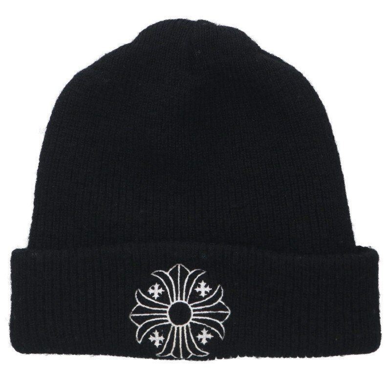 全て送料無料。 クロムハーツ WOOL WATCH CAP CHプラス刺繍ビーニーニット帽 メンズ