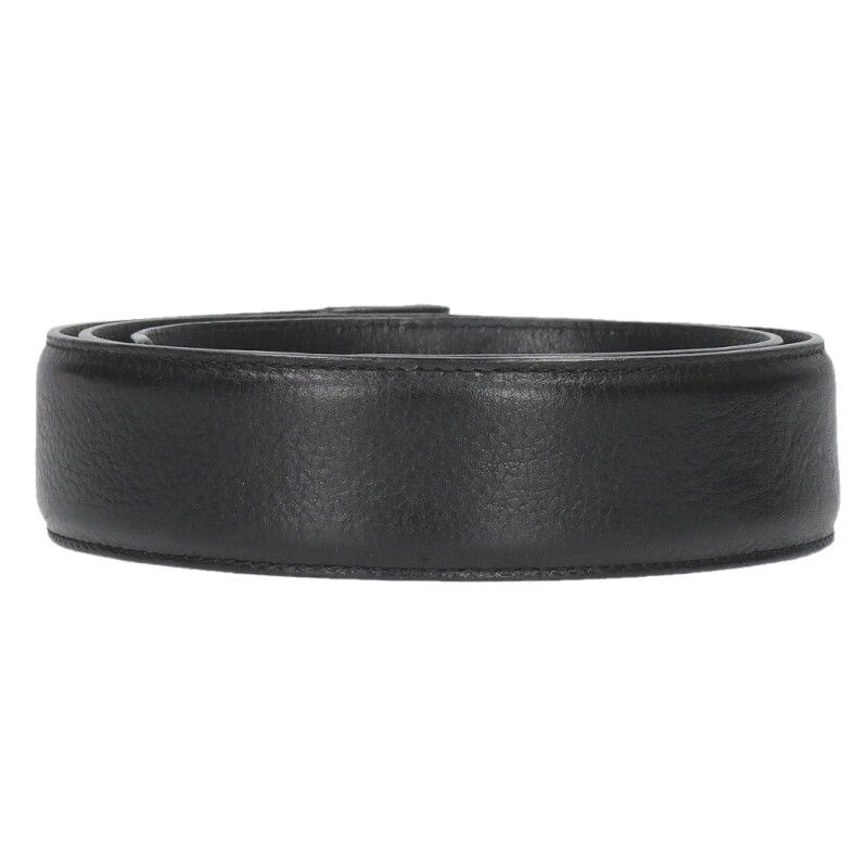  クロムハーツ 1.5 STRAP inchスクロールレーベルリベッツ レザーベルト メンズ 32 ベルト 小物