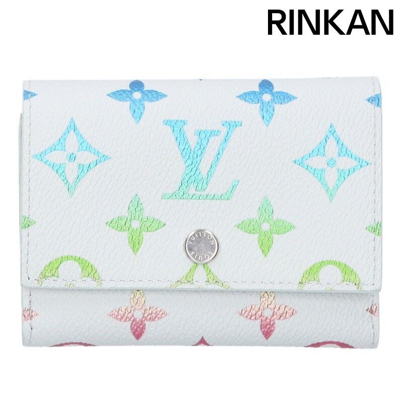 ルイヴィトン M14132 イリディセント ヴィクター ウォレット グラデーションモノグラムレザーウォレット財布 メンズ