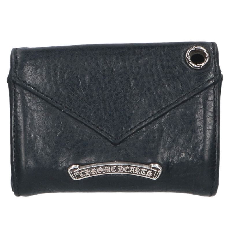  クロムハーツ TINY WALLET タイニーウォレット CHプラスボタンレザーウォレット メンズ その他 小物