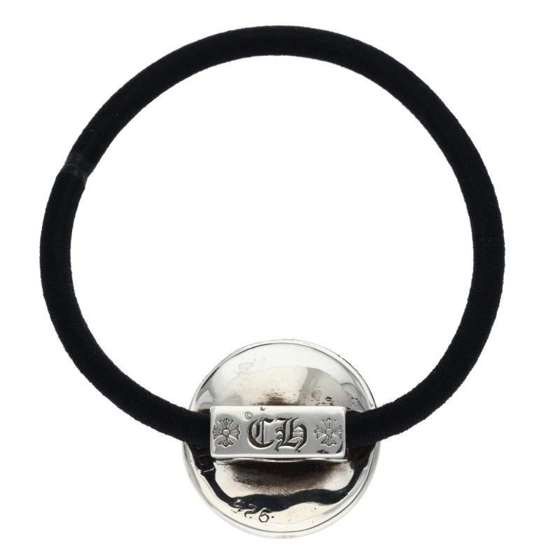 クロムハーツ HAIRBAND/BSフレアボタンヘアゴム シルバー