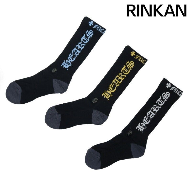 クロムハーツ イングリッシュロゴ靴下 メンズ M