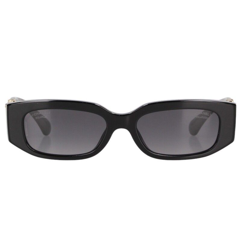 シャネル 5544 C 622 S 8 サイドパール装飾オーバル シェイプサングラス メンズ 53 17 140