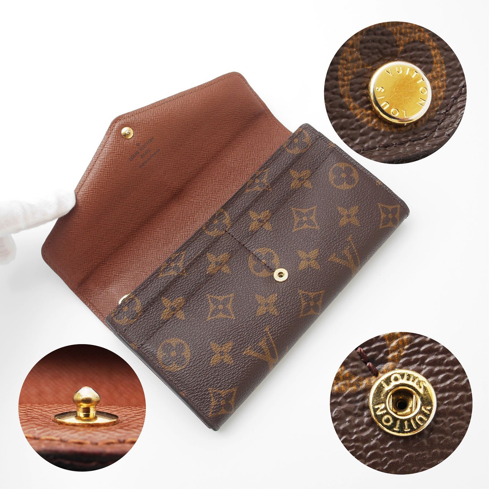 【極美品】ルイヴィトン アンプラント ポルトフォイユ サラ 黒 A423 極美品】ルイヴィトン アンプラント ポルトフォイユ サラ 黒 A423 ルイ