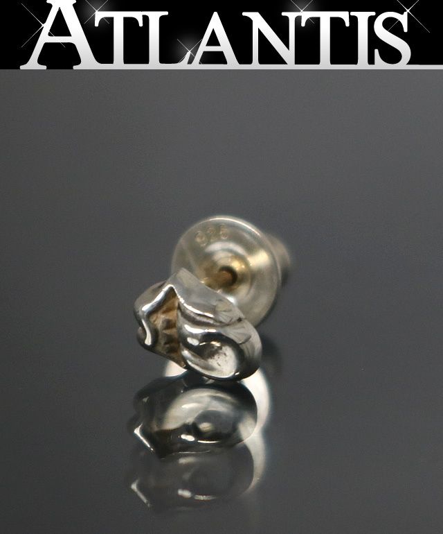 CHROME HEARTS クロムハーツ リップ＆タン スタッド ピアス メンズ シルバー SV 925 100891