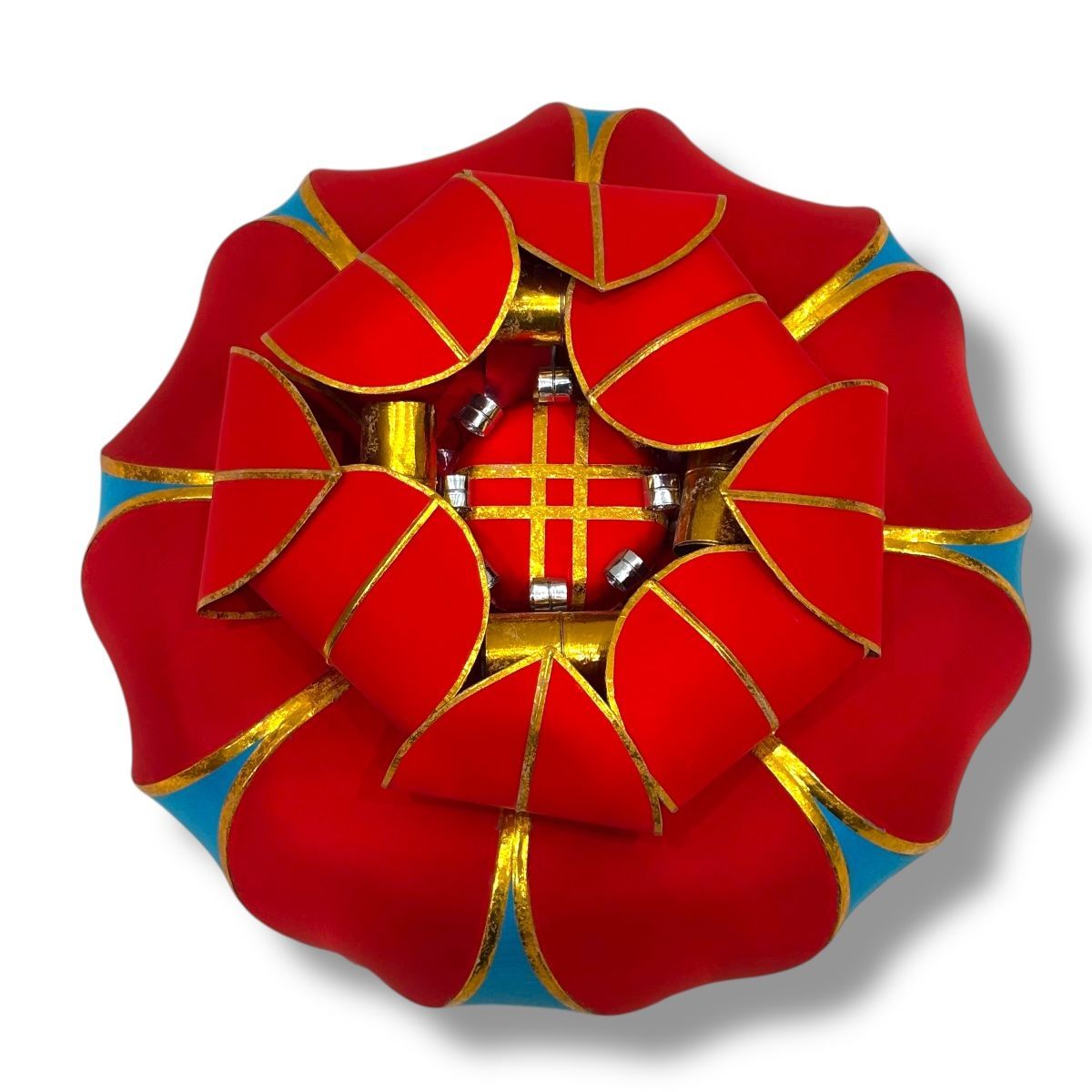 花笠 琉球舞踊 直径約47.5cm 保管袋付き 沖縄芝居 小道具 古典女踊り え沖】花笠 琉球舞踊 直径約47.5cm 保管袋付き 沖縄芝居 小道具