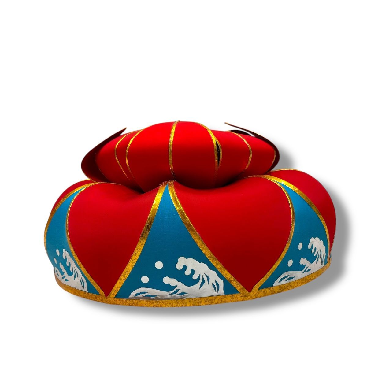 え沖】花笠 琉球舞踊 直径約47.5cm 保管袋付き 沖縄芝居 小道具 古典女