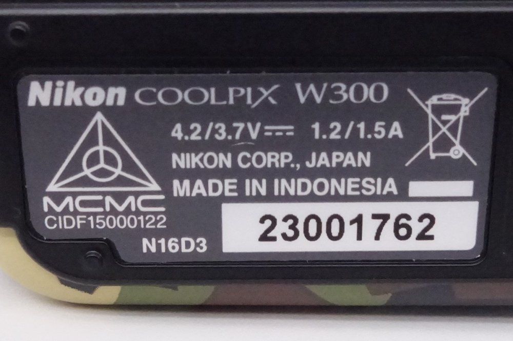 上品 ニコン Nikon デジタルカメラ COOLPIX W 300 GR クールピクス カムフラージュ 防水 D 10118 A