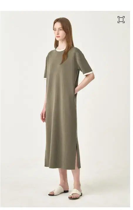 the CASHMERE シルク ブレンド ブロック ニット ドレス ONE PIECE M 25SS