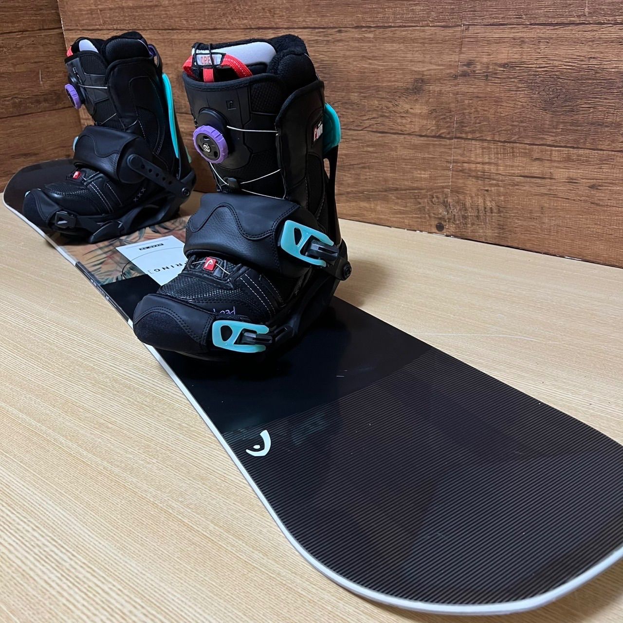 HEAD ヘッド スノーボードSPRING スプリング ハイブリッドキャンバー 138 cm バインディング ブーツ 23.5