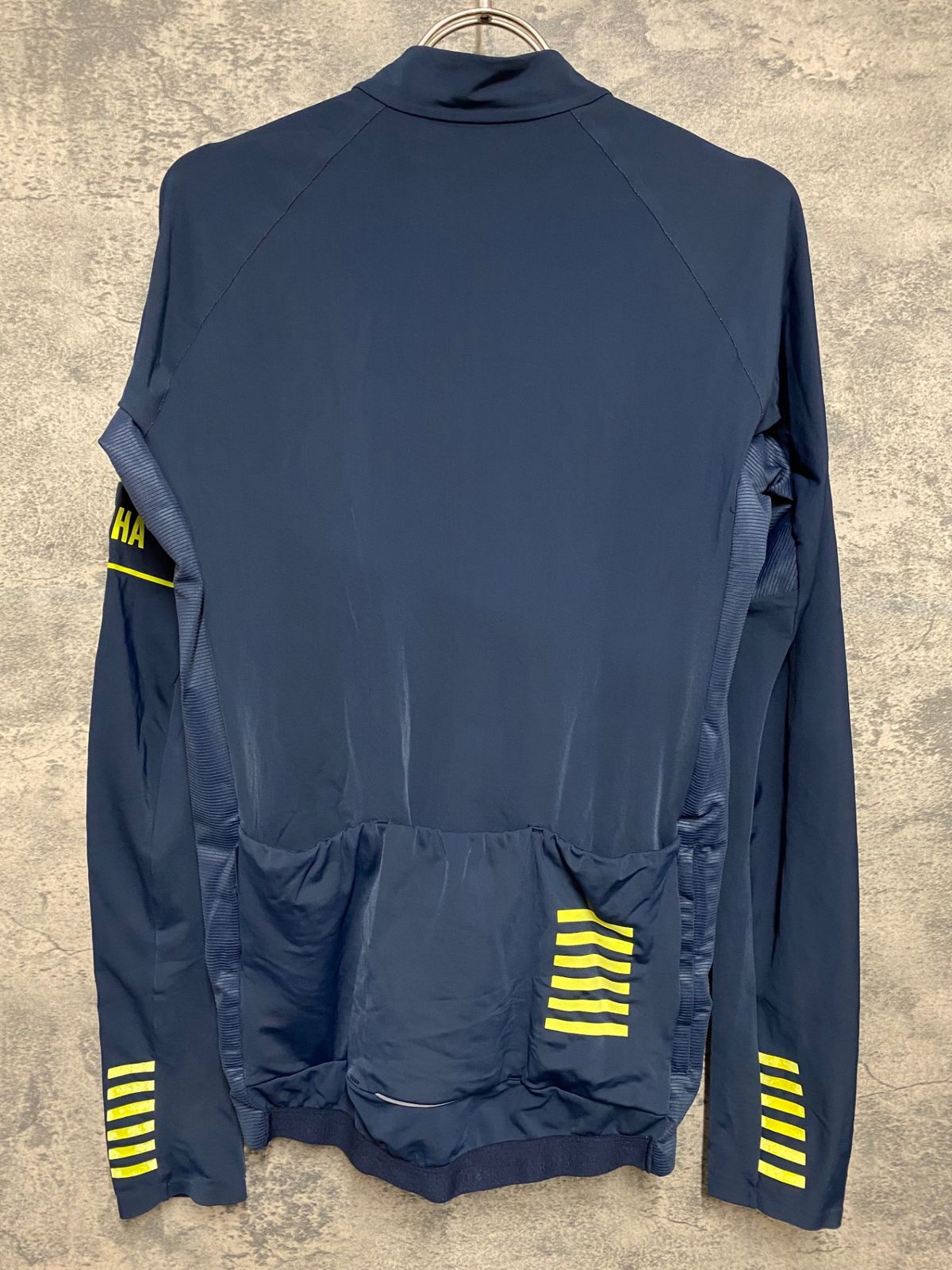 JN772 ラファ Rapha PRO TEAM LONG SLEEVE THERMAL JERSEY 長袖 サイクルジャージ 紺 M 裏起毛