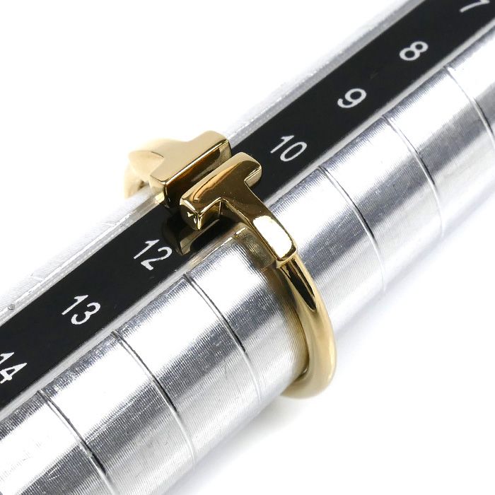 TIFFANY-Co. ティファニー K18YG イエローゴールド Tワイヤー リング 指輪 60147340 11号 3.3g レディース FORTGASGNV_COM_BR