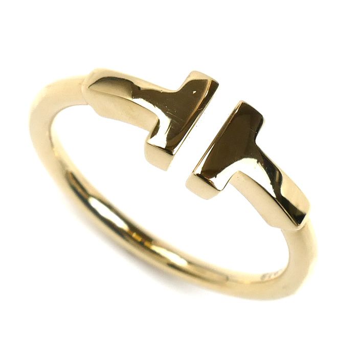 TIFFANY&Co. ティファニー K18YG イエローゴールド Tワイヤー