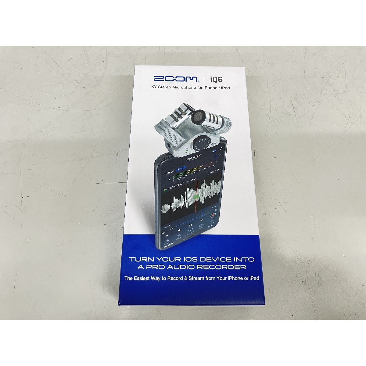 ZOOM ズーム iQ6 XY ステレオマイクロフォン iPone iPad iPod用 K10370936