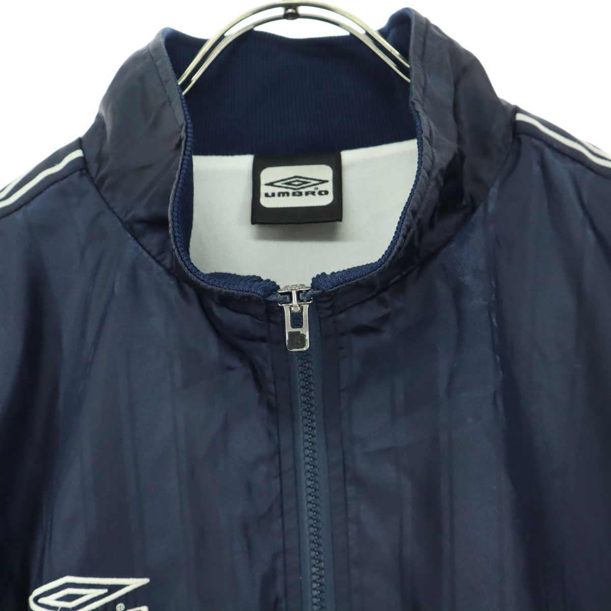 90s 2XLアンブロUmbro トラックジャケット　ネイビー　ジャージ fit=scale-down,w=1200
