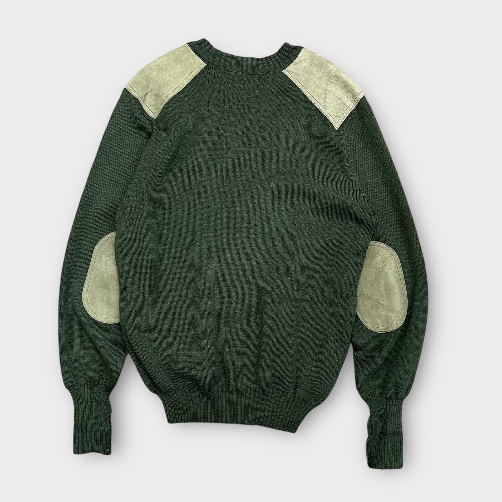 レア✨90's Burberry'sバーバリー 英国製 絵画 ニットセーター L 激