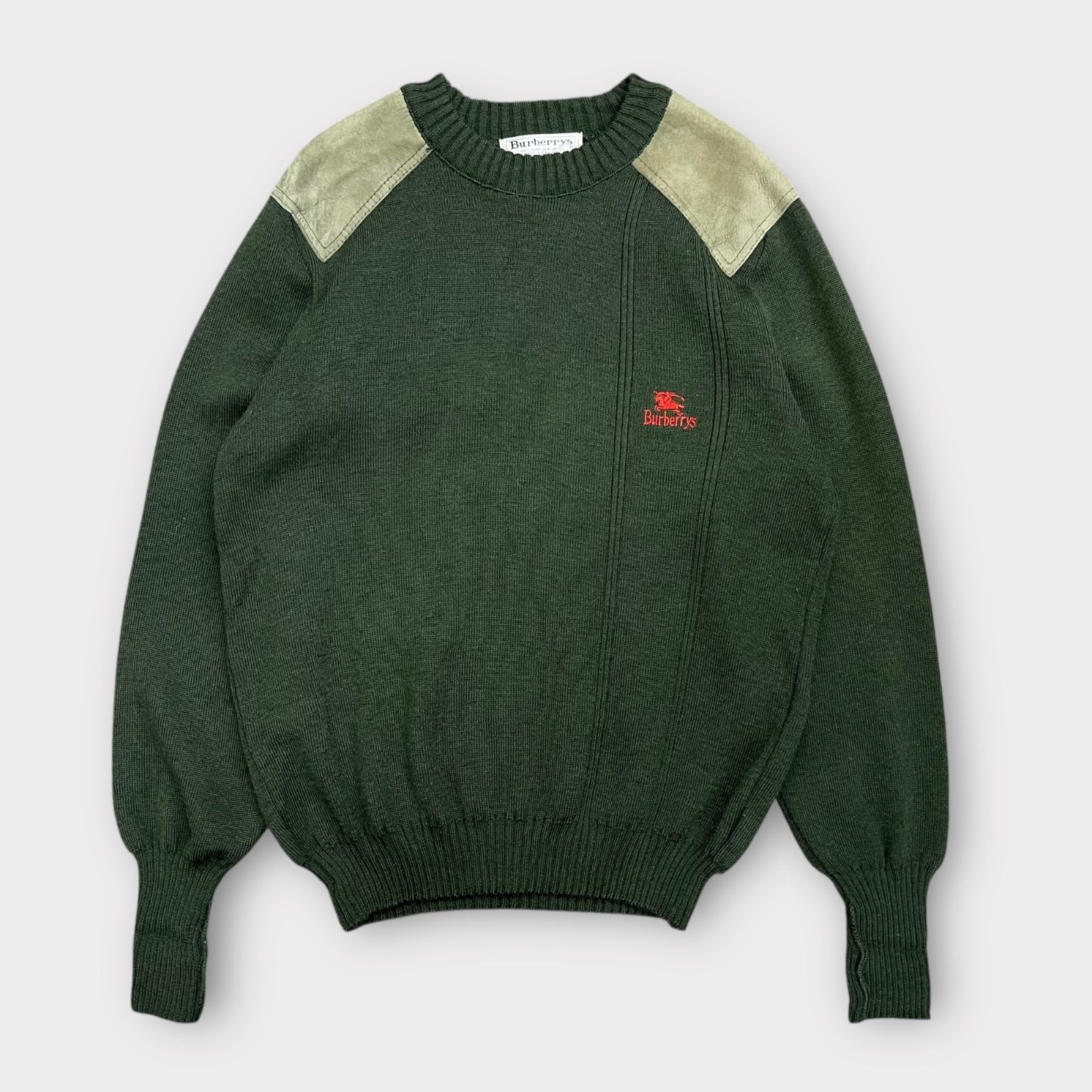 Burberrys 00S 90S エルボーパッチ付きセーター バーバリーズ