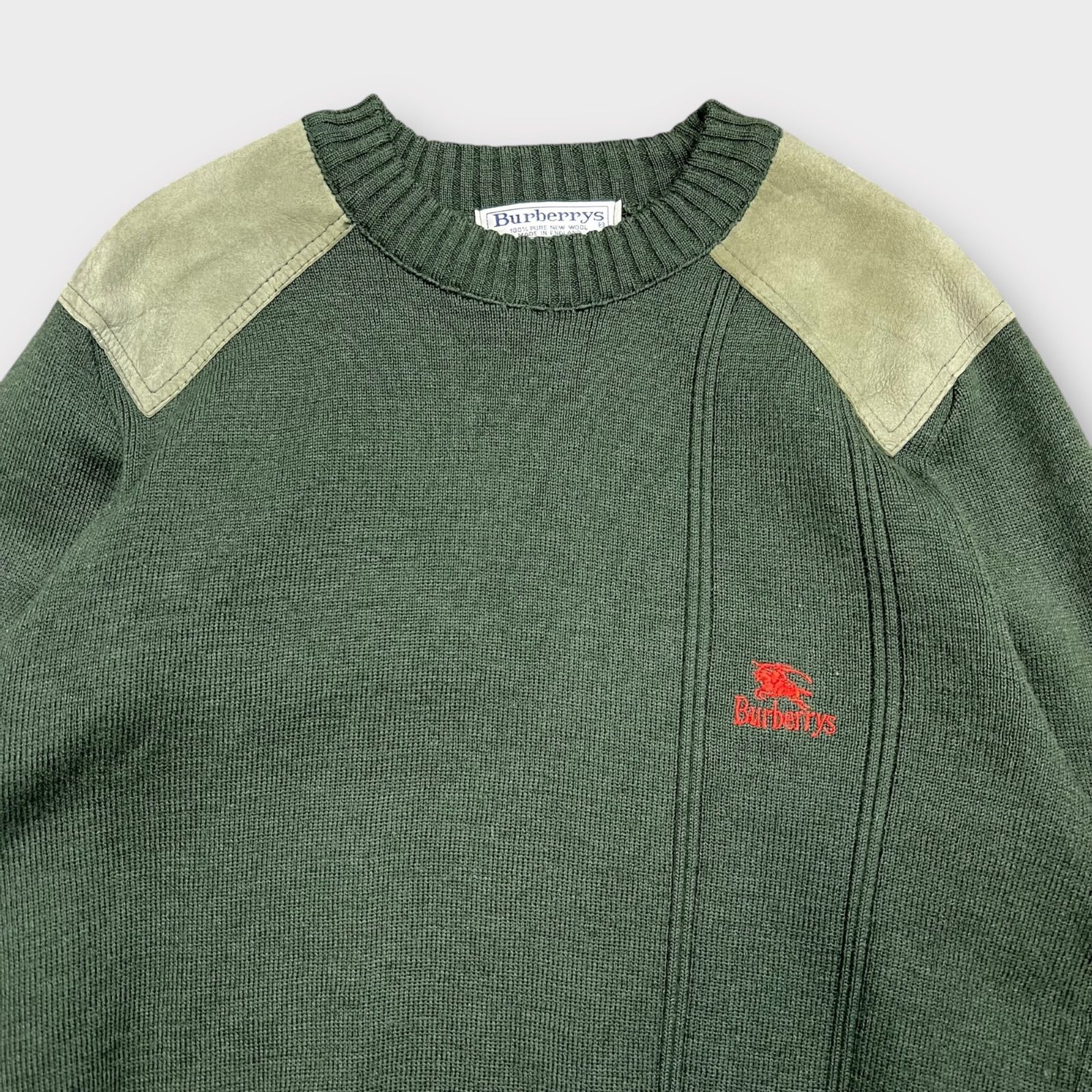 Burberrys 00S 90S エルボーパッチ付きセーター バーバリーズ