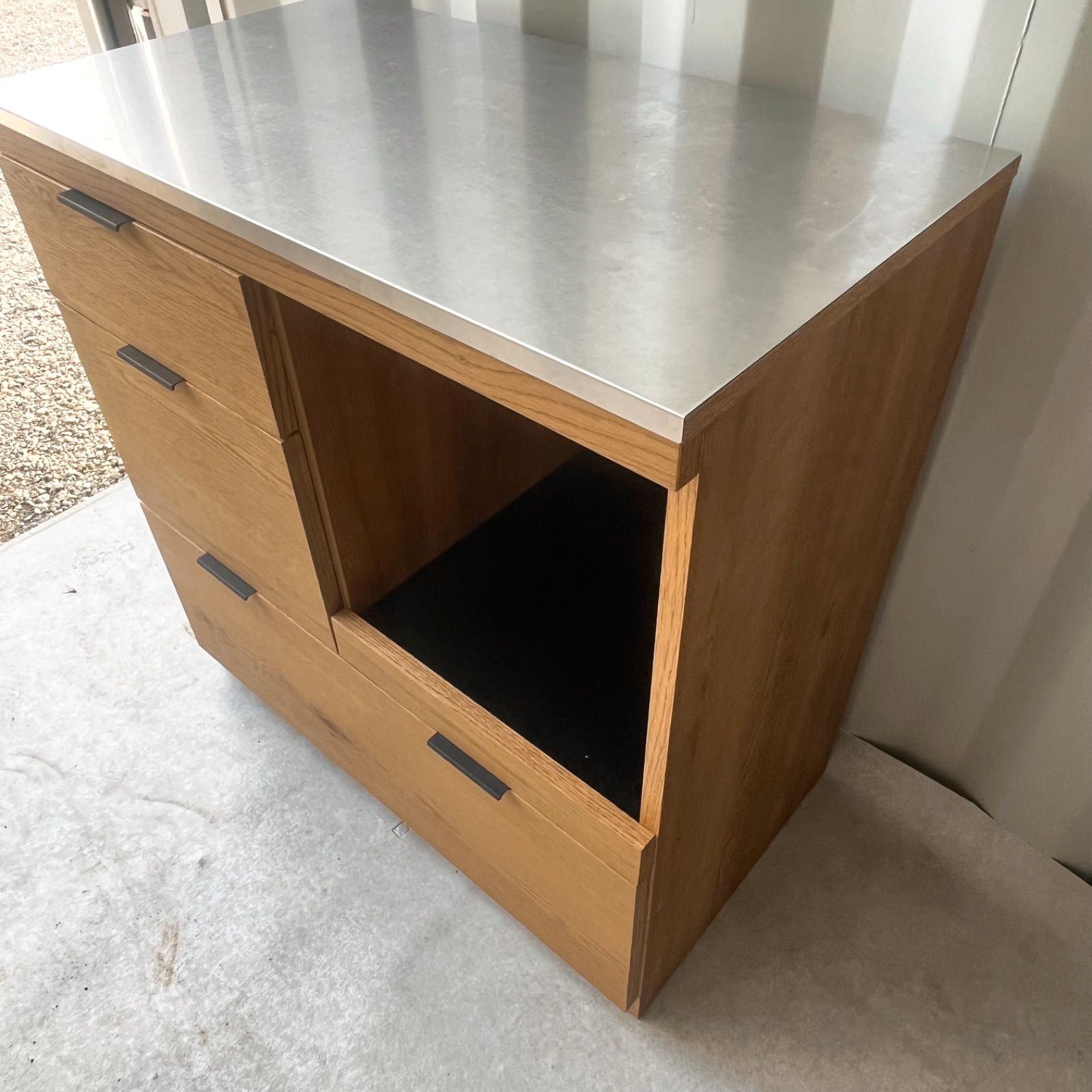 アディ 北欧風ナチュラルキッチンカウンター