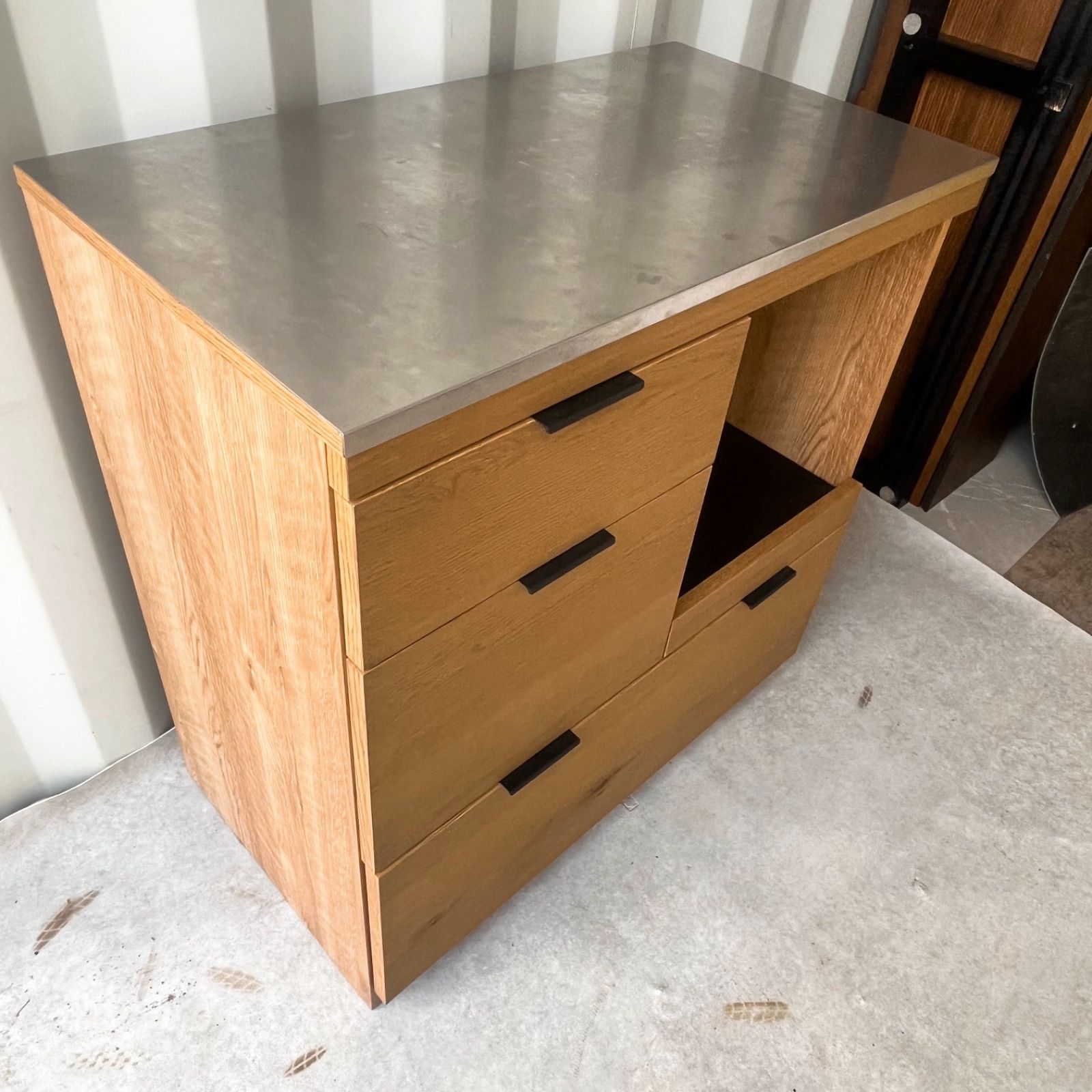 ウニコ ADDAY アディ 北欧風ナチュラルキッチンカウンター