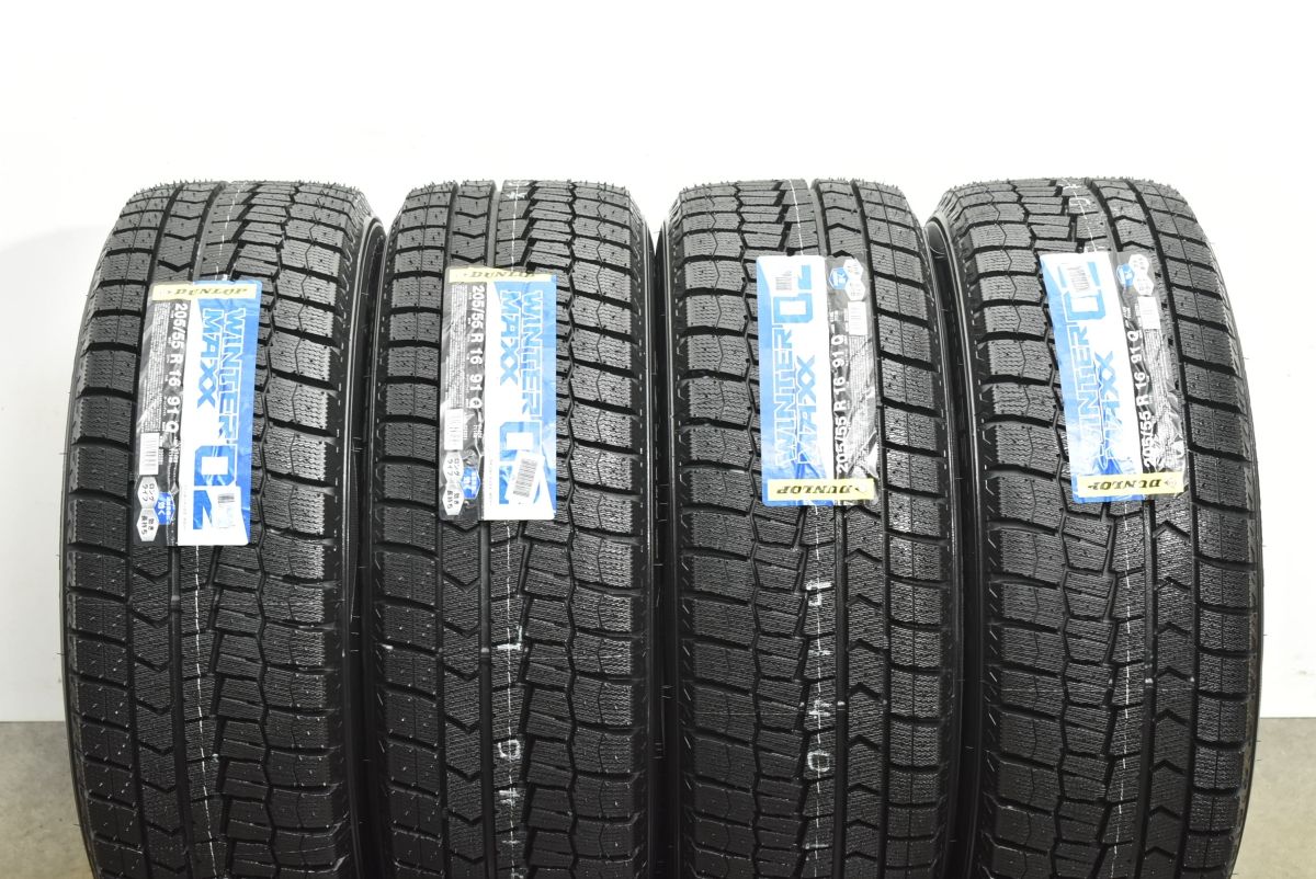  製 MAK 16 in 7 J 45 PCD 108 ダンロップ ウィンターマックス WM 02 205 55 R ボルボ V 40 S 60 C 30 スタッドレス 16インチ タイヤ ホイールセット