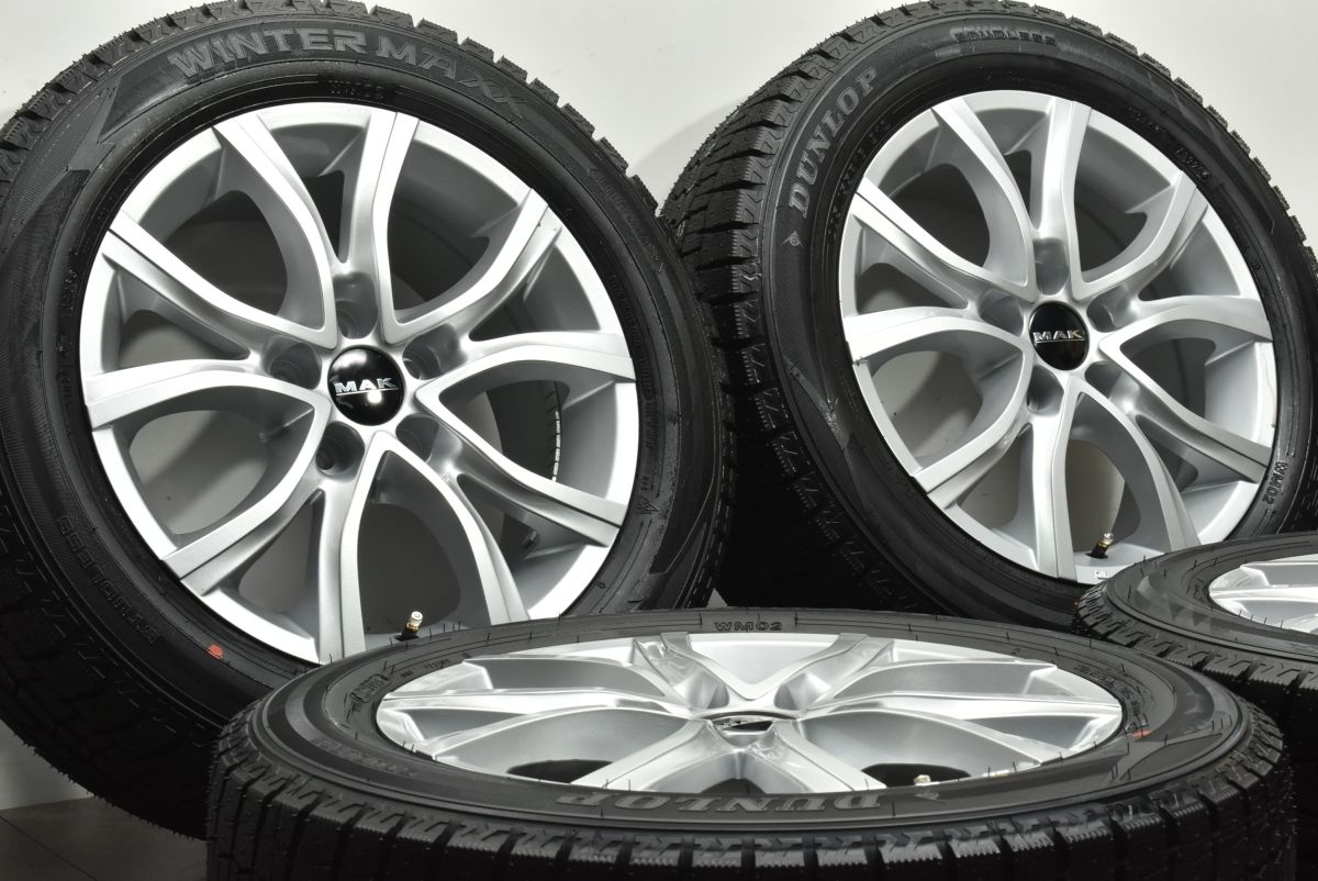 製 MAK 16 in 7 J 45 PCD 108 ダンロップ ウィンターマックス WM 02 205 55 R ボルボ V 40 S 60 C 30 スタッドレス