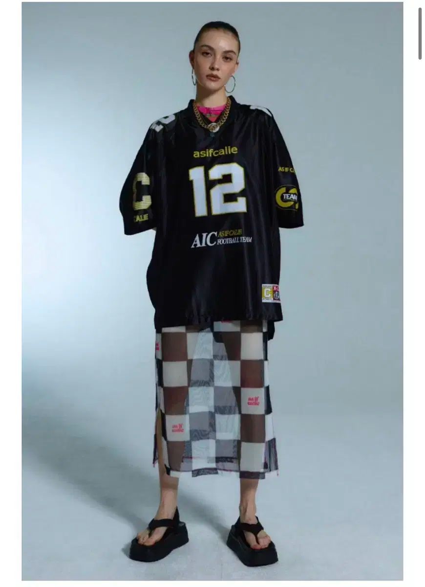 OH If ~また逢えたら~ フットボール ジャージ Tシャツ ブラック