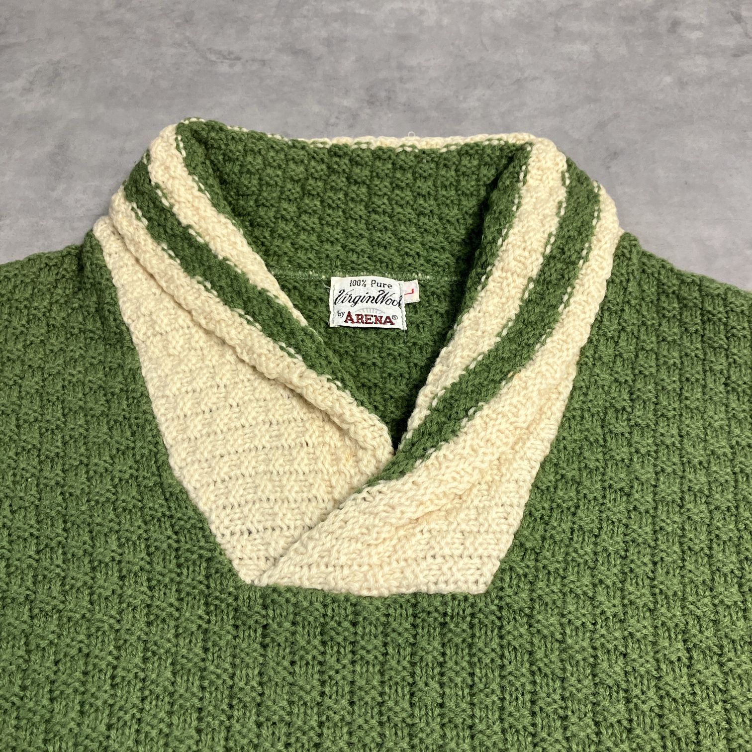  60‘s ARENA 100％ PURE VIRGIN WOOL SWEATER ニット セーター トップス