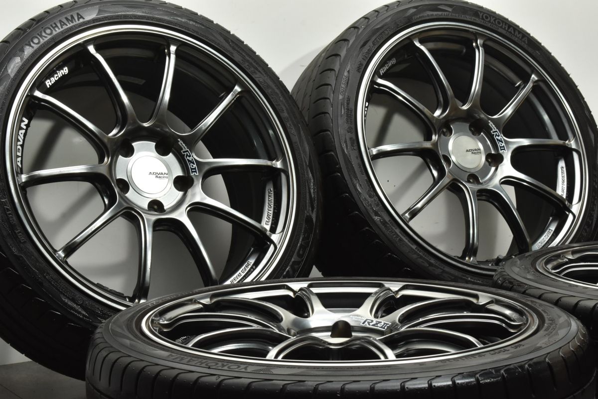 カスタム用に ヨコハマ アドバンレーシング RZII 18 in 7 5 J 48 PCD 112 アドバンスポーツ V 105 225 40 R BMW 1シリーズ